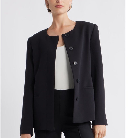 Nordstrom Classic Black Women's Blazer- sold out in stores - Picture 4 of 7